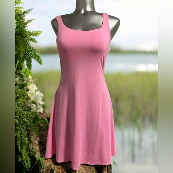 Bodycon Dress Dresses & Skirts - 💲🔟ADD-ON 💟Pink Active Dress With  Built In Bra